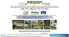 Desktop Screenshot of pieniny.sk