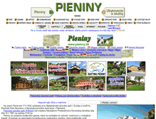 Tablet Screenshot of pieniny.sk